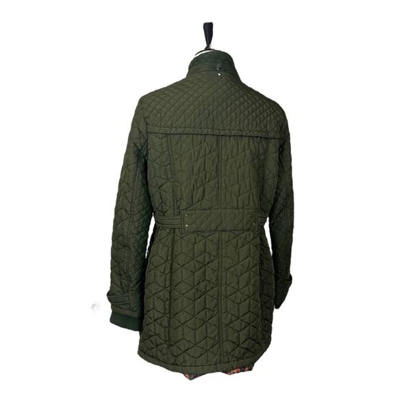 Weatherproof Jacket Coat Quilted Zip Pockets Olive Army Green Women’s Size XL - Picture 4 of 14